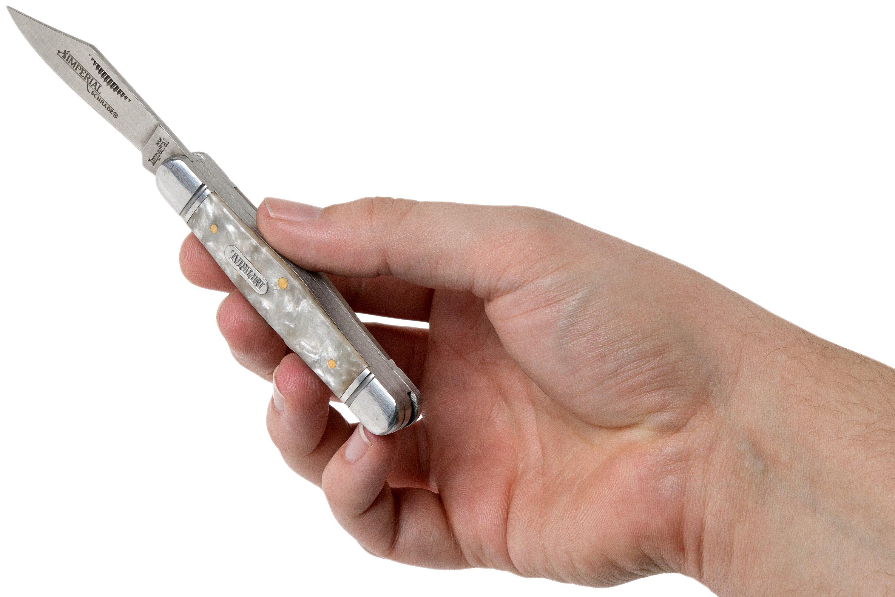 Imperial Whittler Cracked Ice IMP24 slipjoint pocket knife