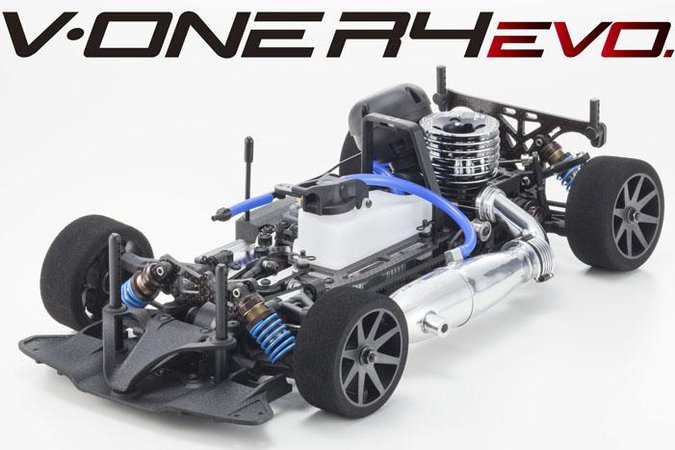 LiveRC - Kyosho's new V-One R4 Evo nitro touring car