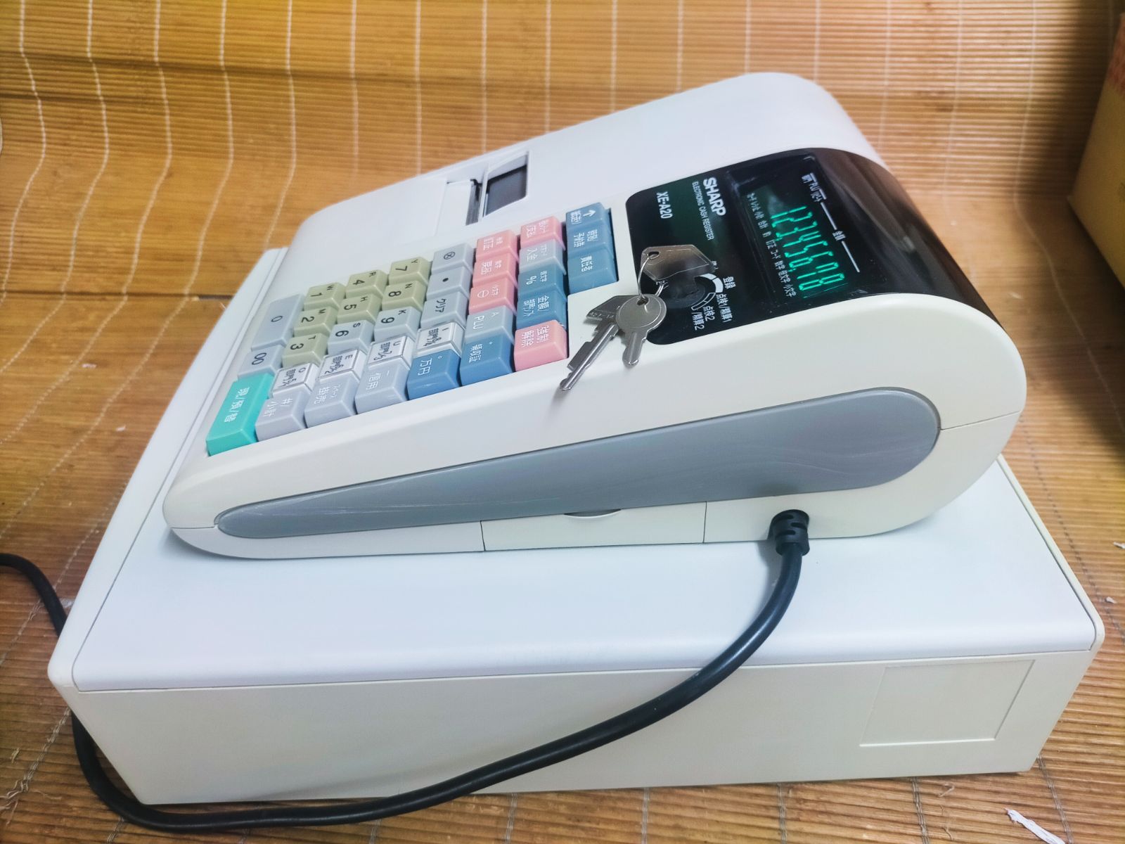 シャープレジスター XE-A20 店名設定無料ロゴ可能機種 673838 - メルカリ