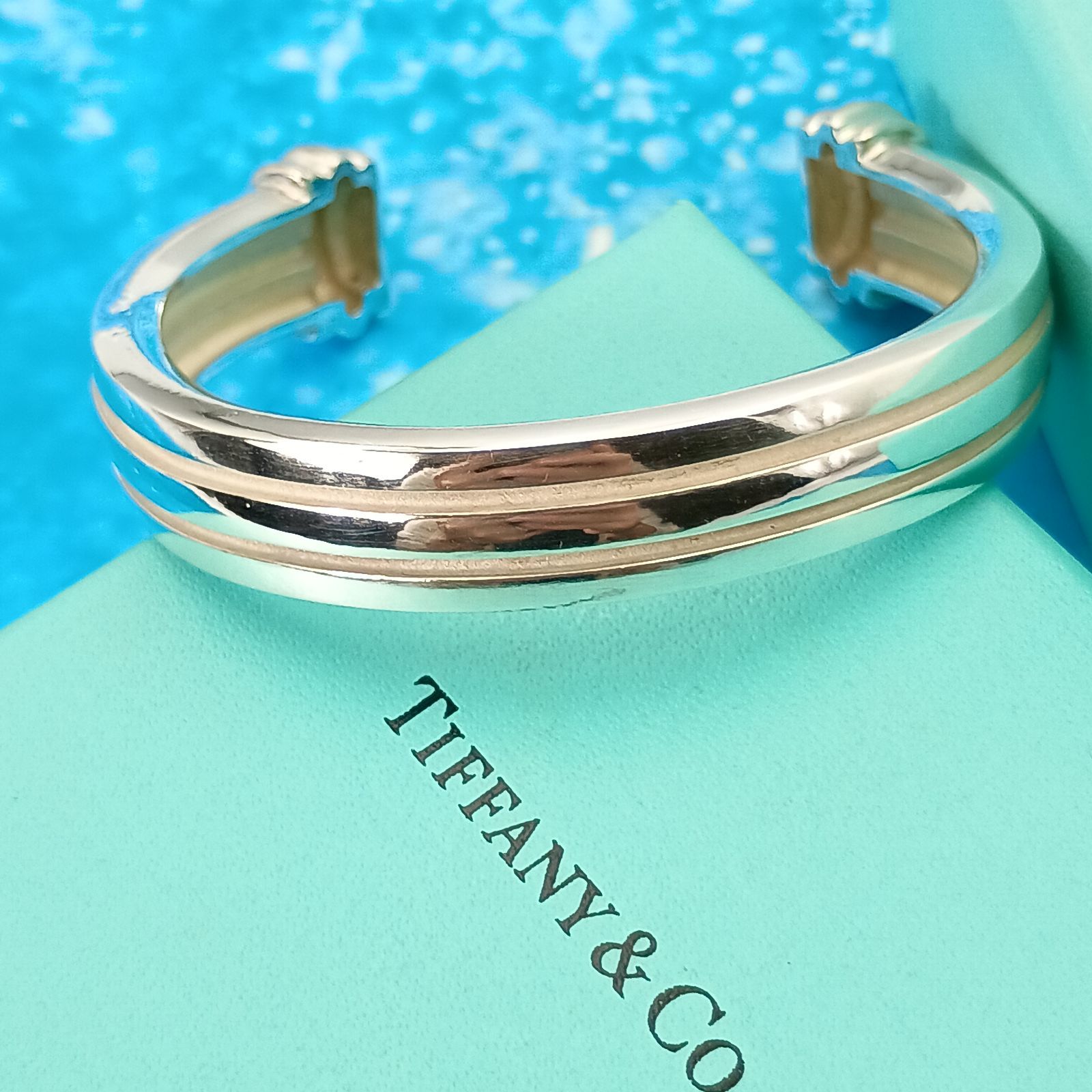 TIFFANY&Co. ティファニー グルーブド バングル メンズ レディース