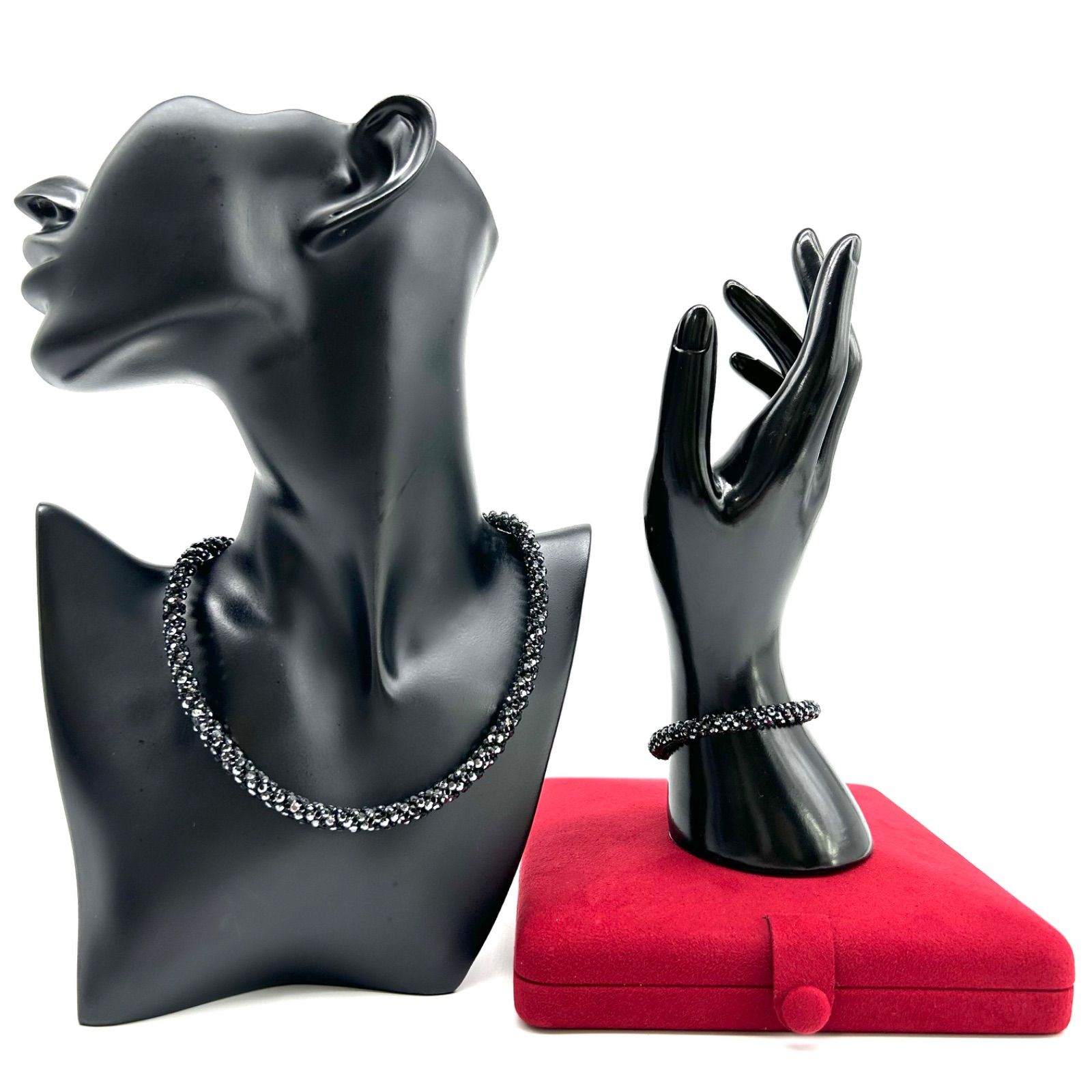 GACKT愛用 VARTIX バティックス ＃LUV 7mm ブラック ネックレス