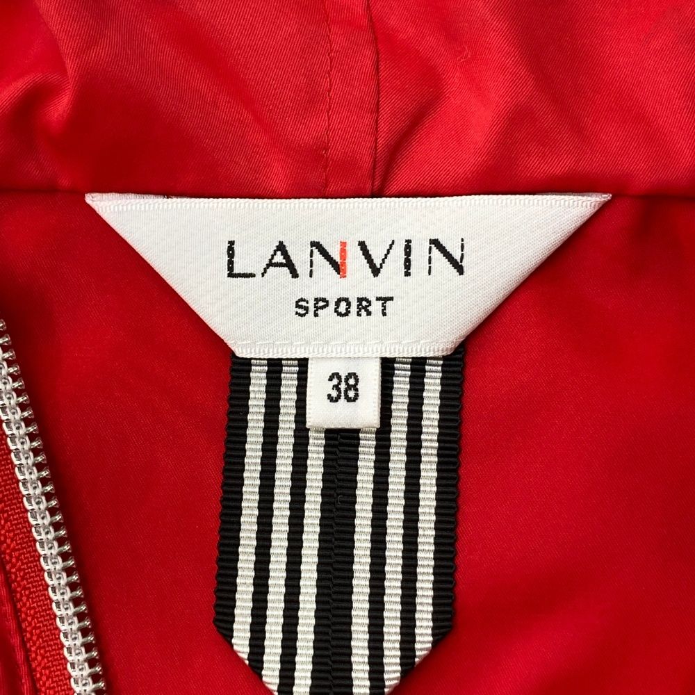 サイズ：38 LANVIN SPORT ランバン スポール 2WAY フード付 ジップ