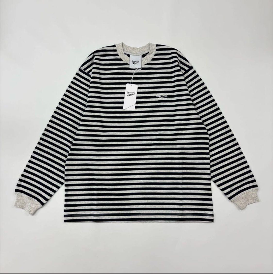 everyone ロングTシャツ XL ネイビー everyone high-gauge cotton long