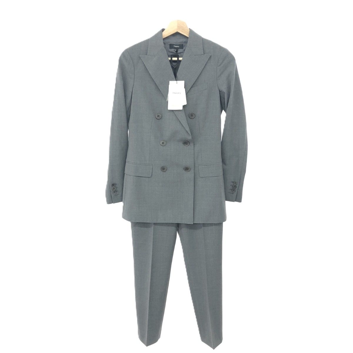 theory セオリー セットアップ/ダブルブレストジャケット×センター