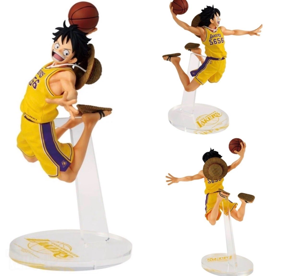 公式正規品 ONE PIECE レイカーズ NBA フィギュア ルフィ - メルカリ