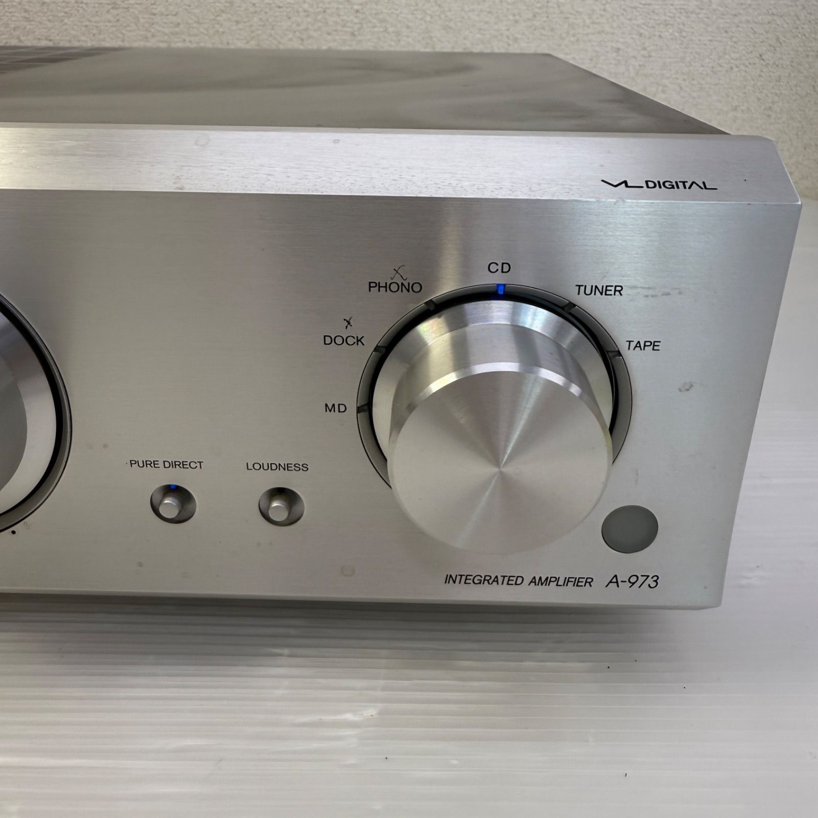 アンプ onkyo a-973 オンキヨー、フルサイズのピュア用デジタルアンプ