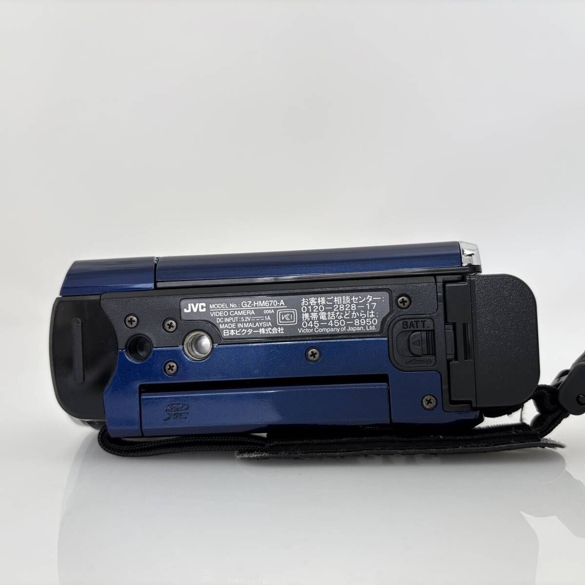 JVC Everio HD ビデオカメラ 青 GZ-HM670-A JVC Everio HD ビデオ