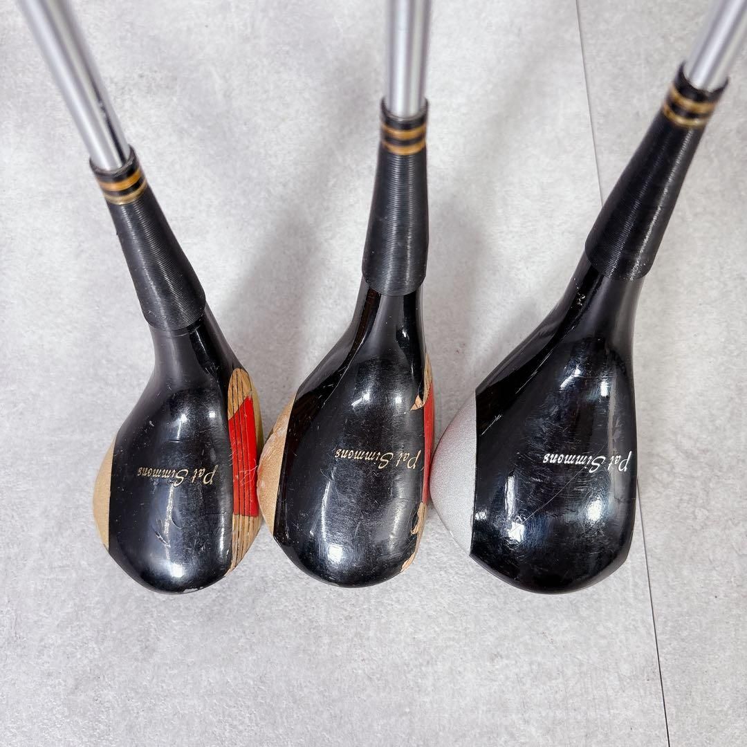 V972 希少 タイガーシャーク 割引 パーシモン フェアウェイウッド 3本