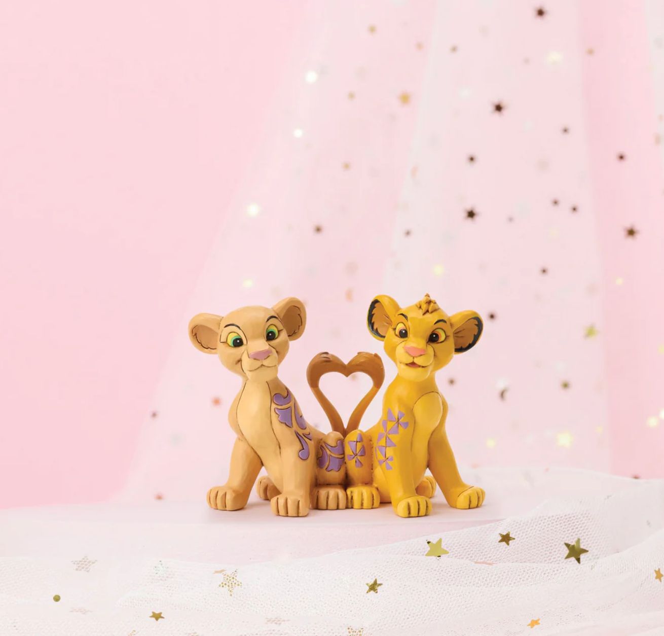 ディズニー ライオンキング ジムショア シンバ＆ナラ ハートテイルズ