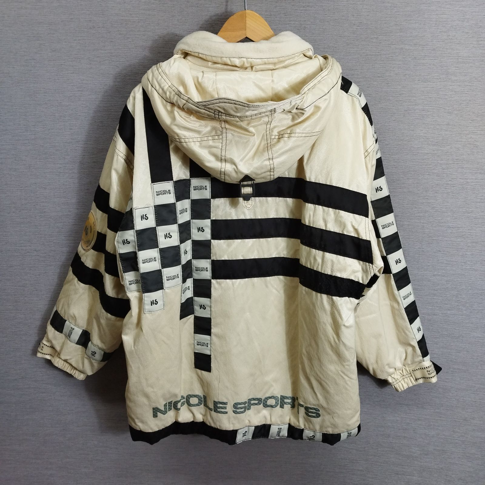 希少】ニコルスポーツ スキーウェア コラボ 総柄 デザイン 中綿
