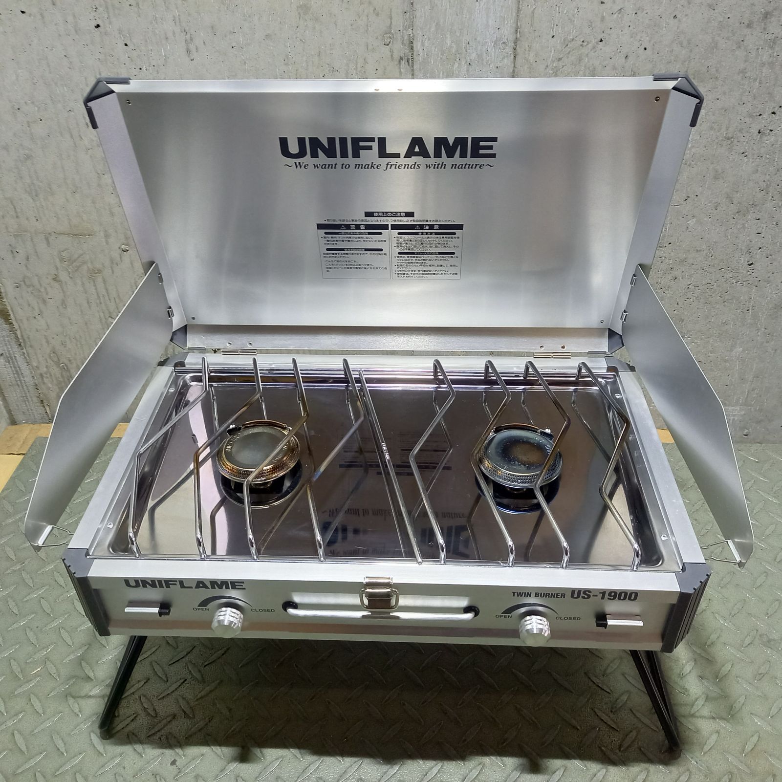 おまけ付き！未使用ユニフレームUS-2000＋コールマンスタンドセット