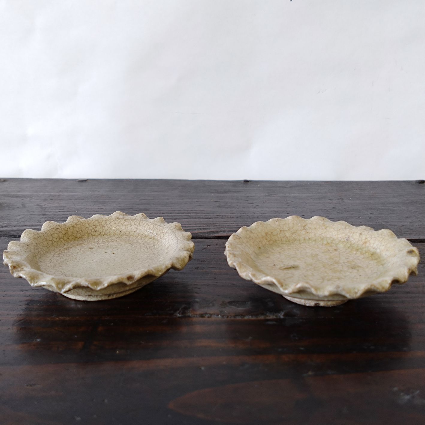 御深井焼 江戸後期頃 2枚組 御深井焼 江戸後期頃 2枚組 - メルカリ