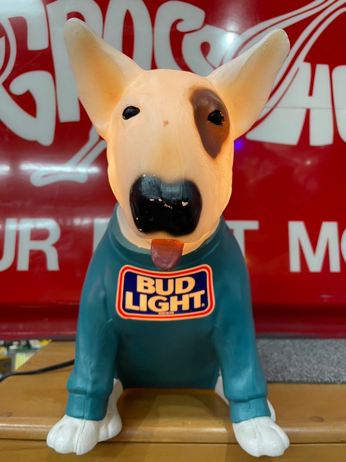 145 BUD LIGHT バドライト犬 スパッ ズ・マッケンジーランプ 145 BUD