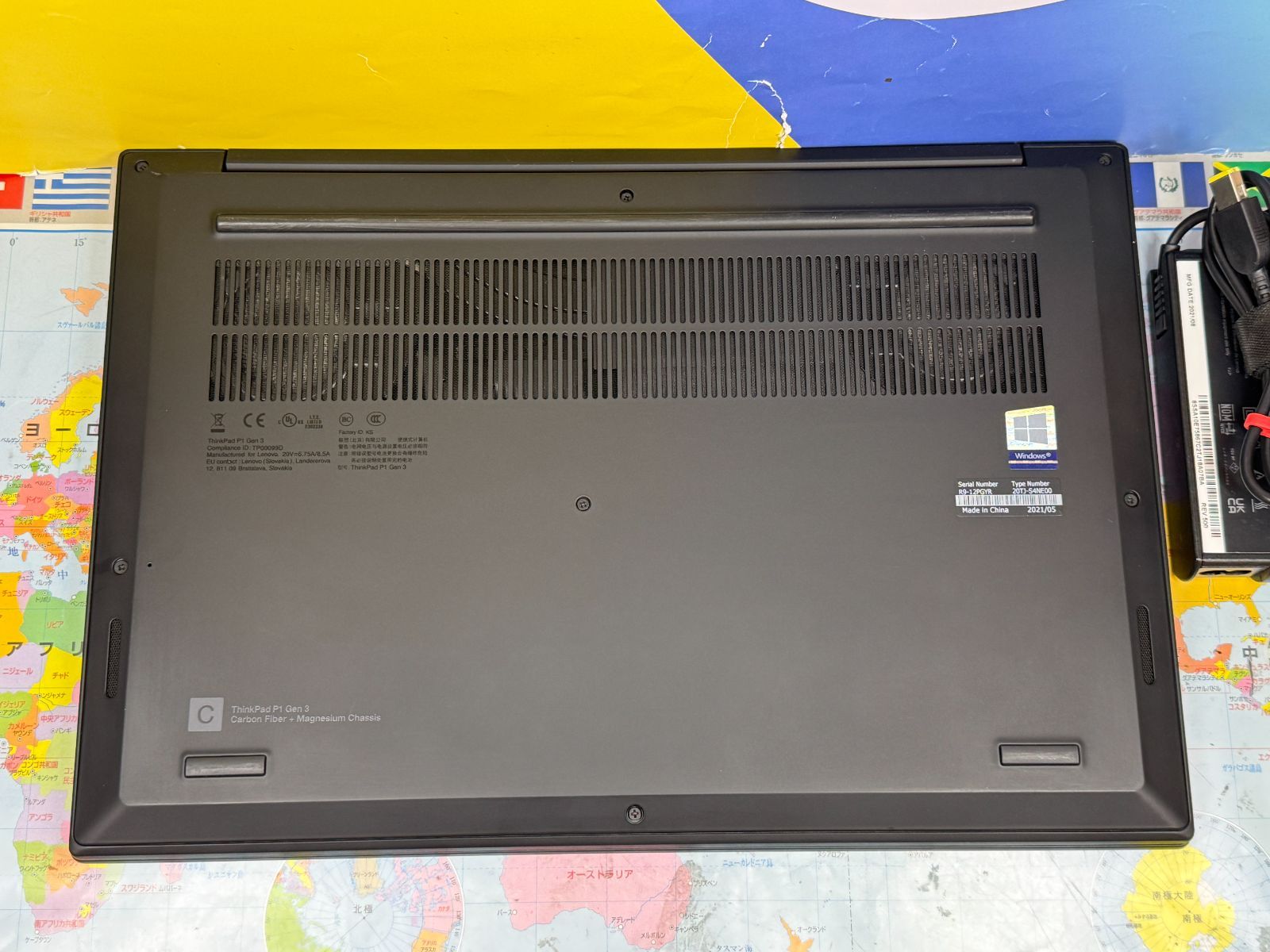 極美品 32GB・1TB レノボ P1 Gen3 T1000搭載 15.6型 - メルカリ
