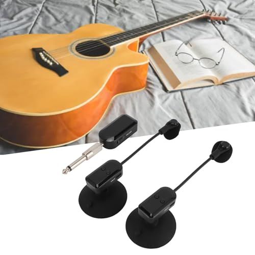 2.4Gワイヤレス楽器マイク、360°回転コンデンサーサックスマイク