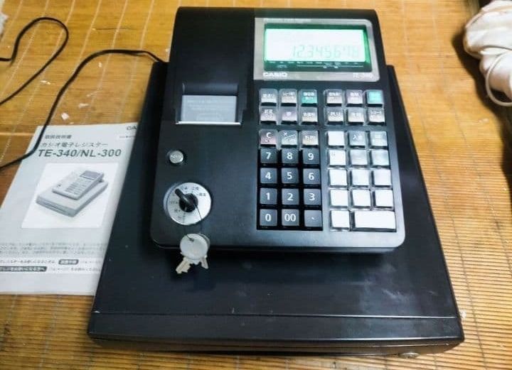カシオレジスター TE-340/NL300 フル設定無料 550123 - メルカリ