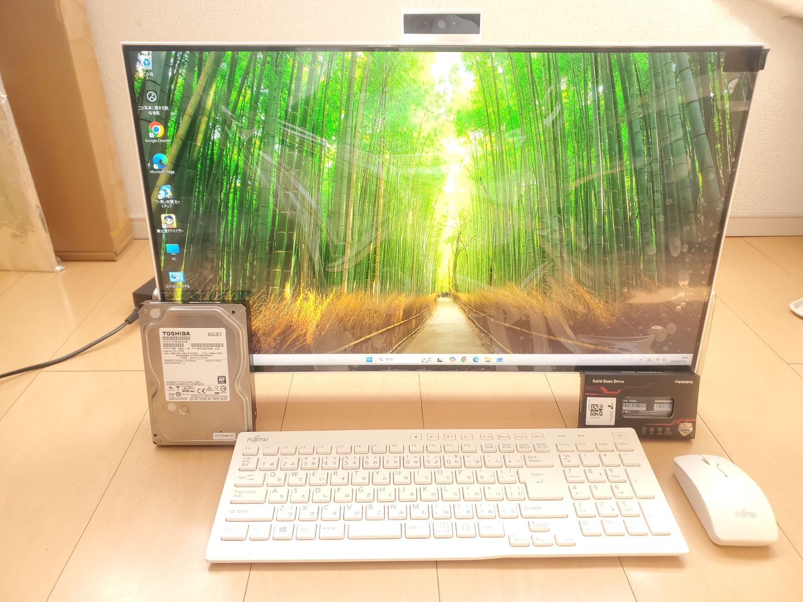 富士通FMV/Corei7-7700HQ/M.2SSD240GB/メモリ16GB/office2024/DVD-S