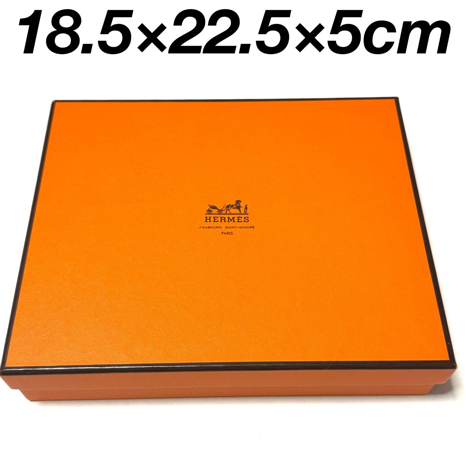①HERMES 空箱（小物、スカーフ、ベルトなど）18.5×22.5×5cm - メルカリ