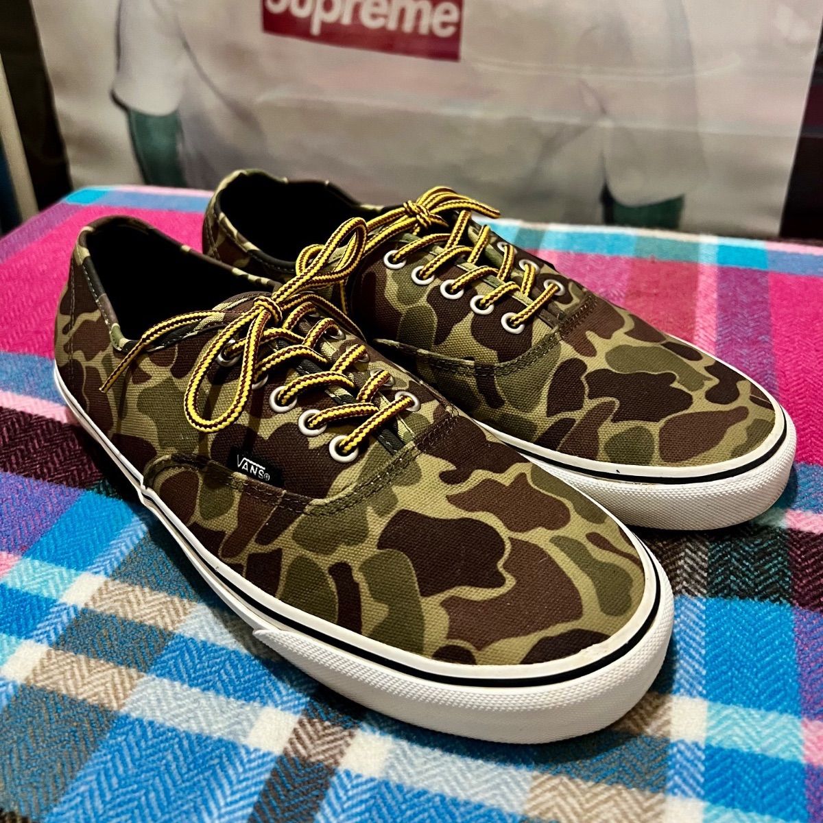 VANS AUTHENTIC バンズ オーセンティック カモフラ - メルカリ