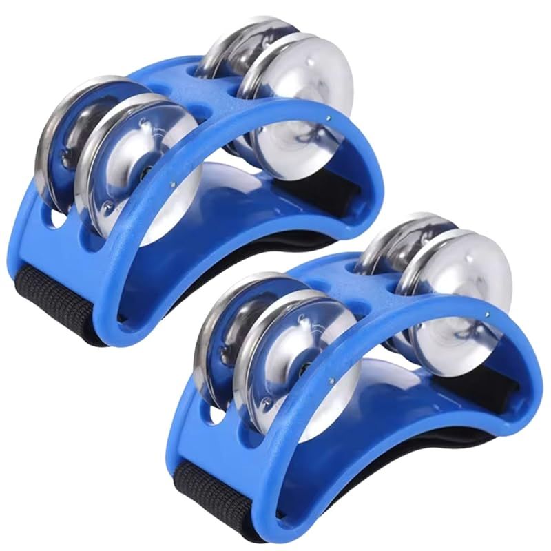 Leiasnow タンバリン パーカッション フットパーカッション 足