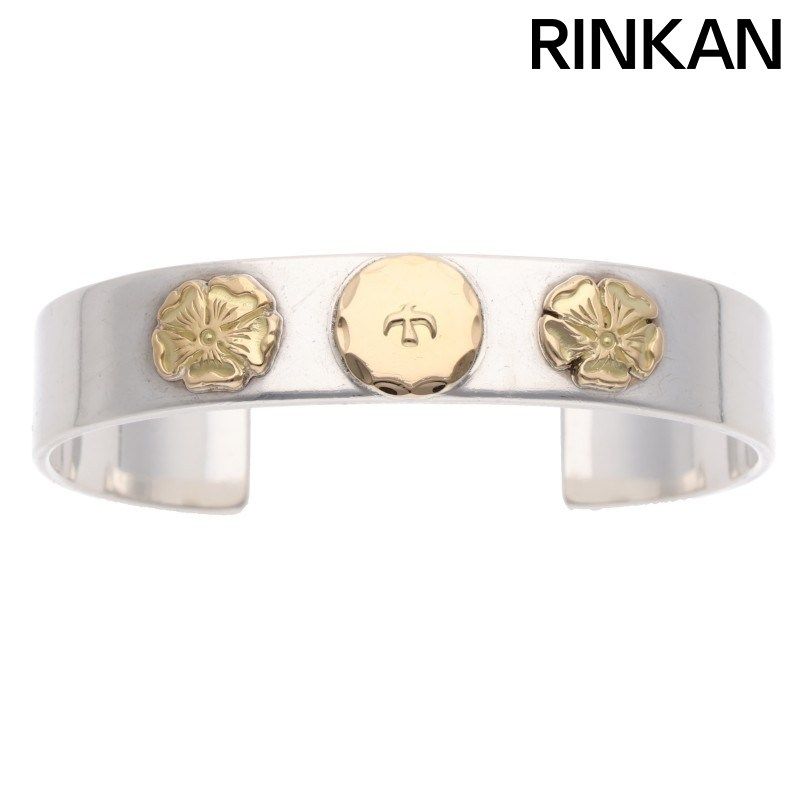 ゴローズ ダブルローズ付き平打ち S バングル メンズ - メルカリ