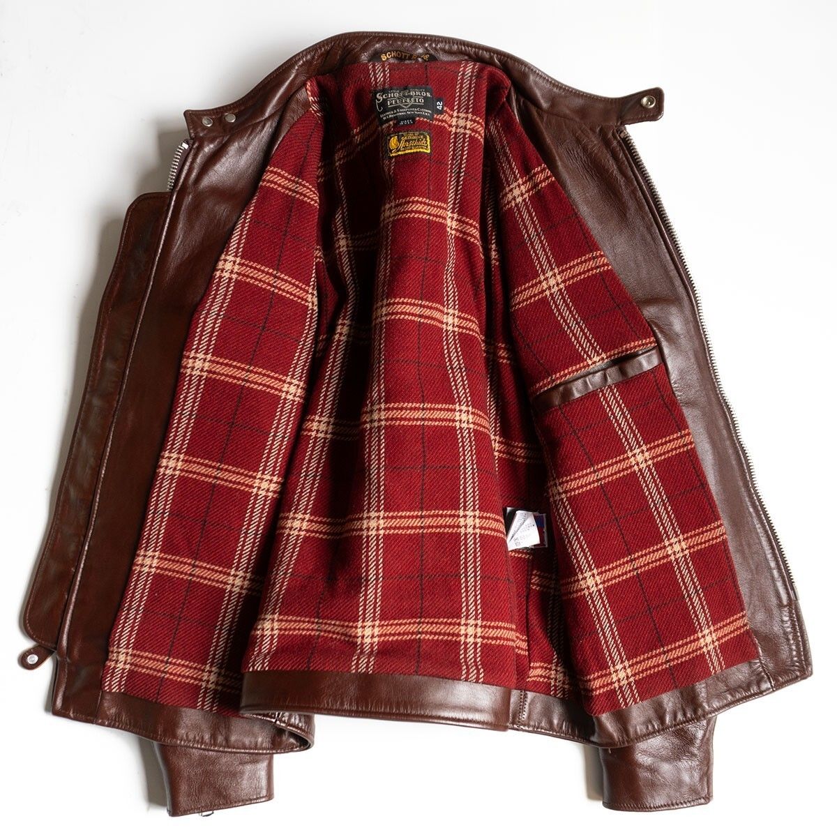 美品/ビッグサイズ】SCHOTT【641XJH SPECIAL HORSEHIDE CAFE RACER】42