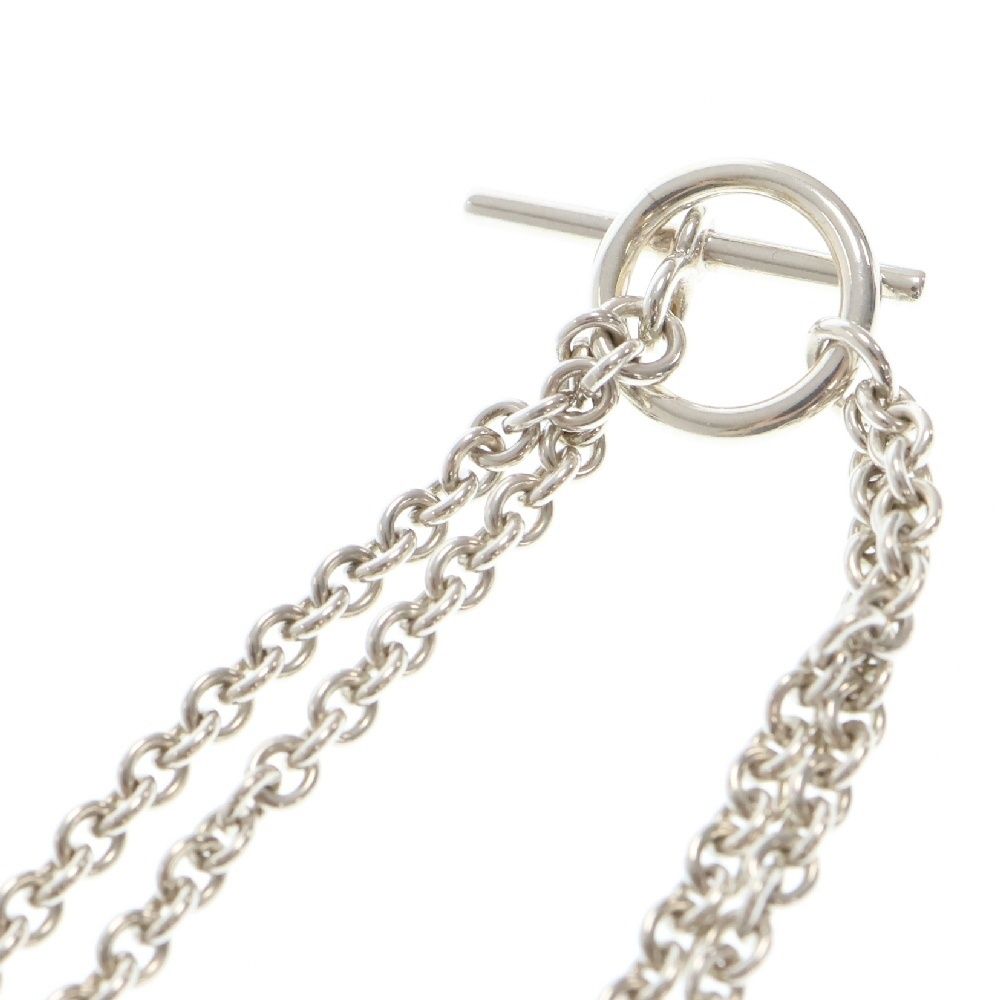 HERMES (エルメス) ギャロップ ホース ダブルチェーンネックレス