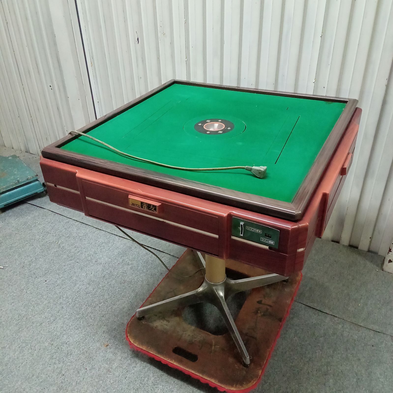 麻雀用木製テーブル 自動（お引き取り限定） 麻雀用木製テーブル 自動