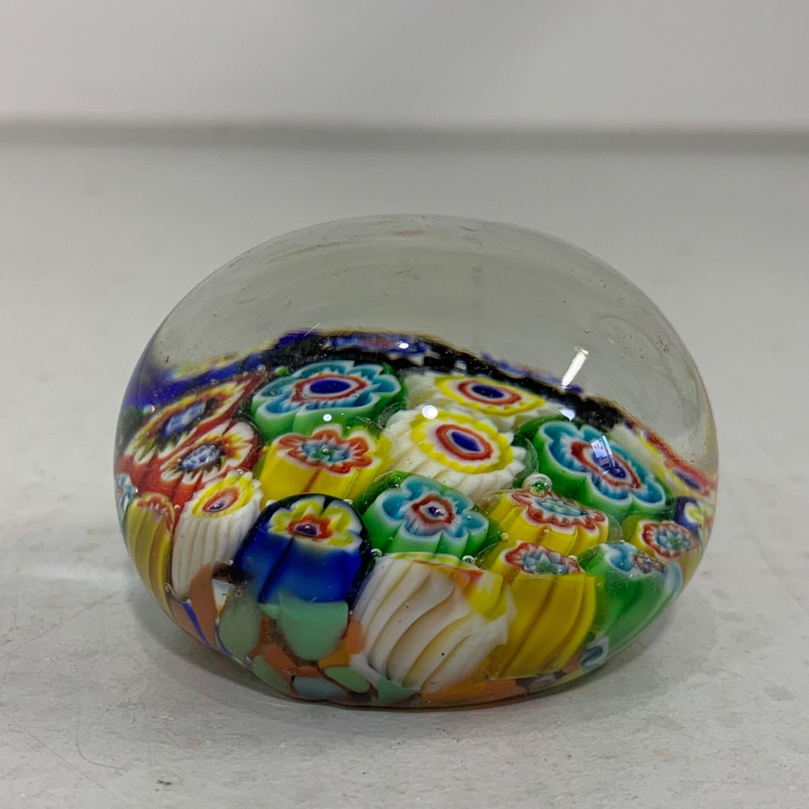 ベネチアンガラス ムラーノ ミルフィオリ ペーパーウェイト - メルカリ