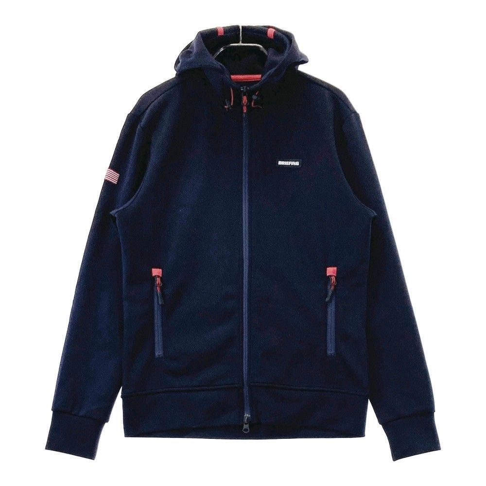 サイズ：S BRIEFING GOLF ブリーフィング ジップジャケット ネイビー系
