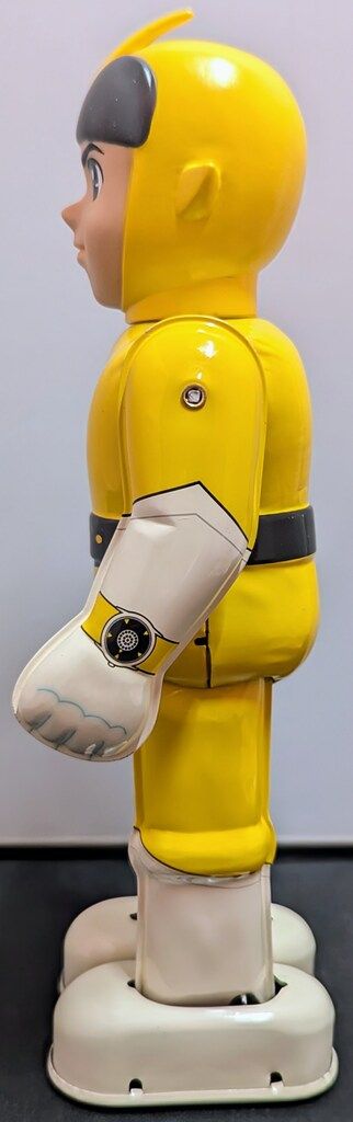 ビリケン商会 ゼンマイ歩行ブリキ スーパージェッター 220mm - メルカリ