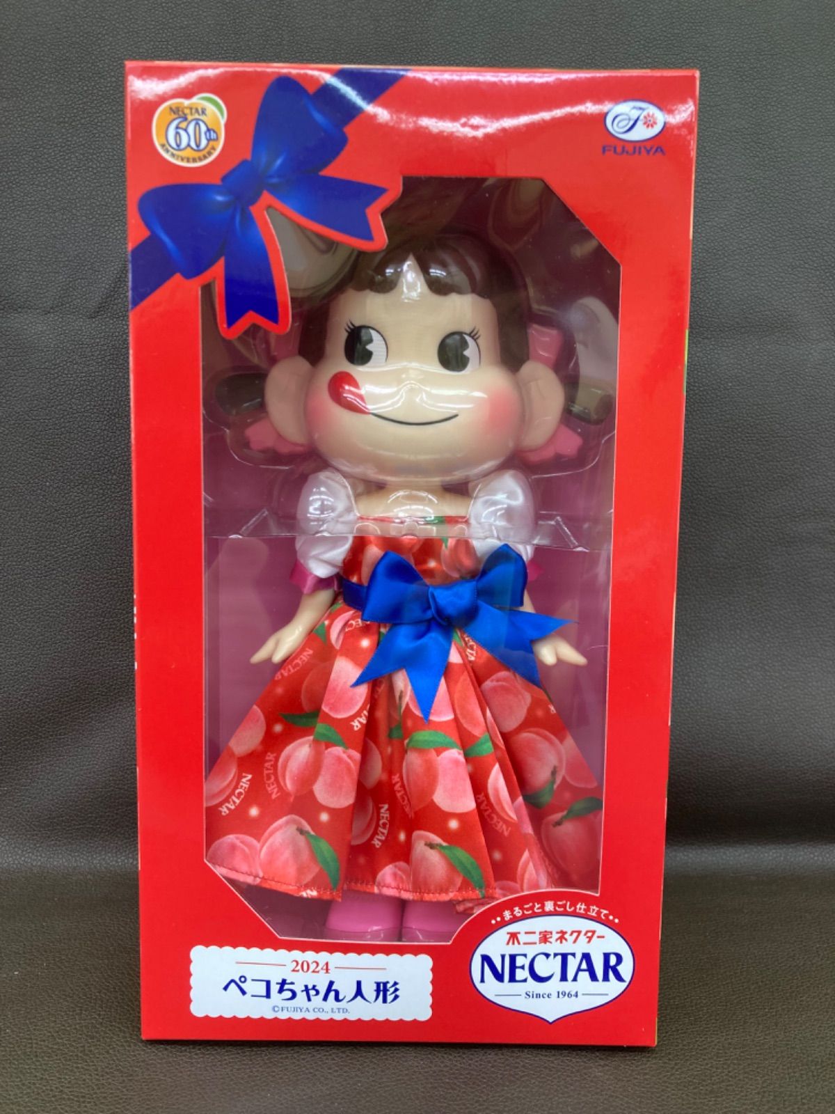 未開封 不二家 ペコちゃん人形 2024 ネクター セブン 限定 箱サイズ高