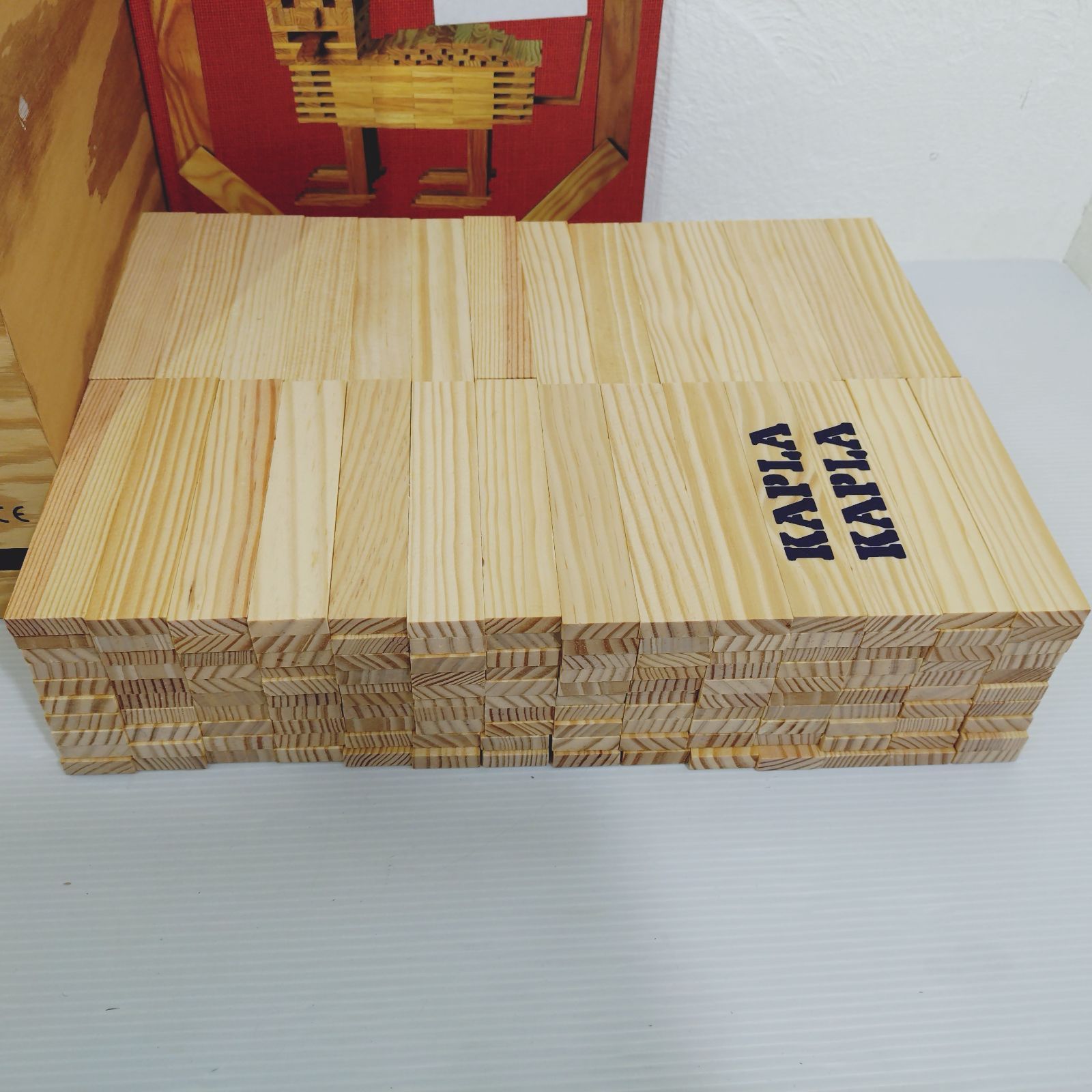 カプラ KAPLA 積み木 KAPLA 木製積み木 青 280 ブロック 280 青 上級レベル