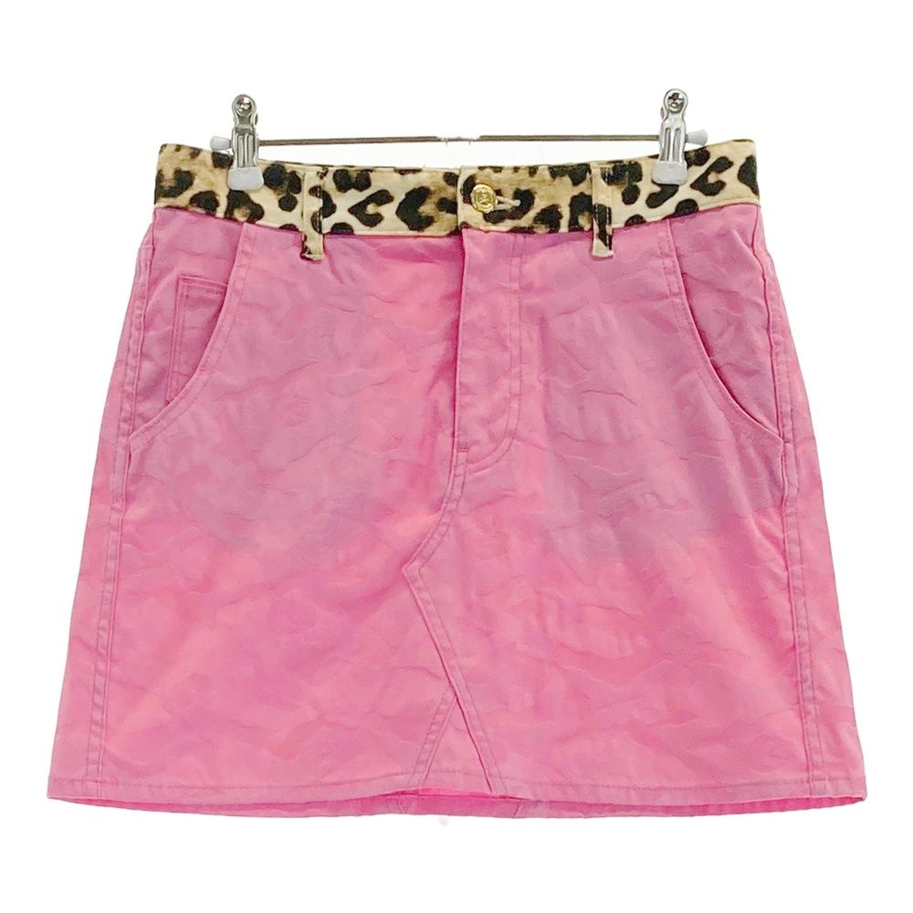 サイズ：M MARK&LONA マークアンドロナ ストレッチスカート レオパード