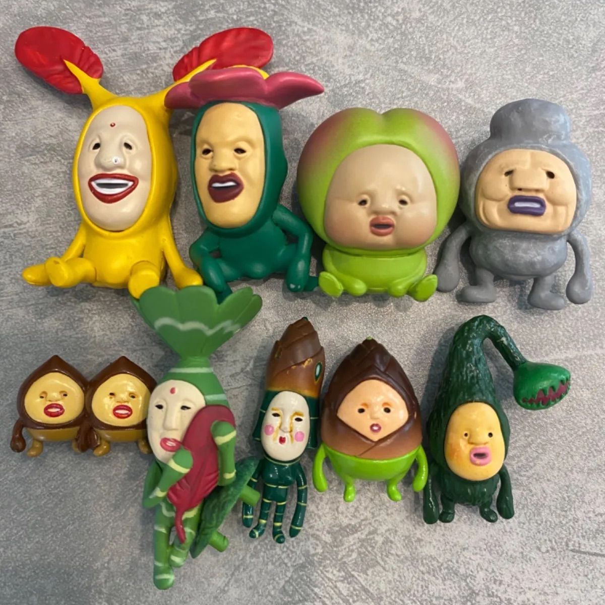 9個セット】 こびとづかん フィギュア おすわりマスコット