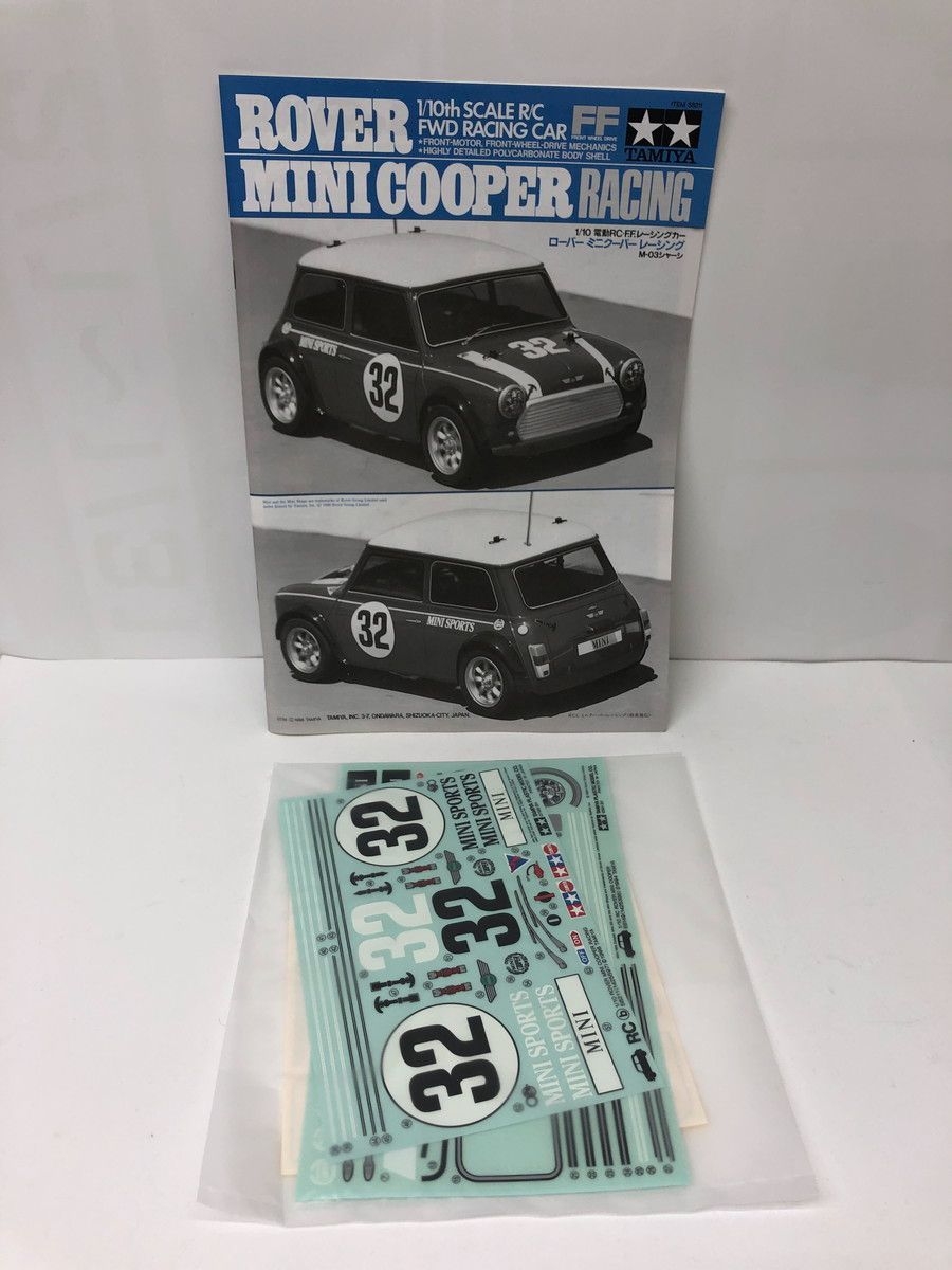 タミヤ 1/10 ローバー ミニクーパーレーシング 電動RC・F.F.レーシング