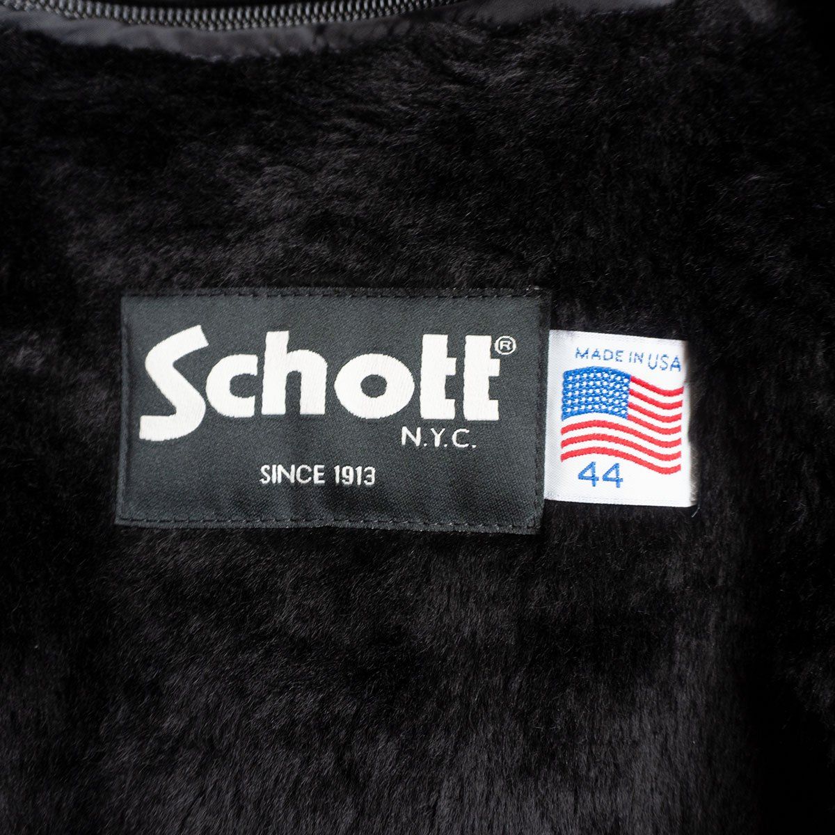 美品/ビッグサイズ】SCHOTT【641/シングルライダースジャケット】44