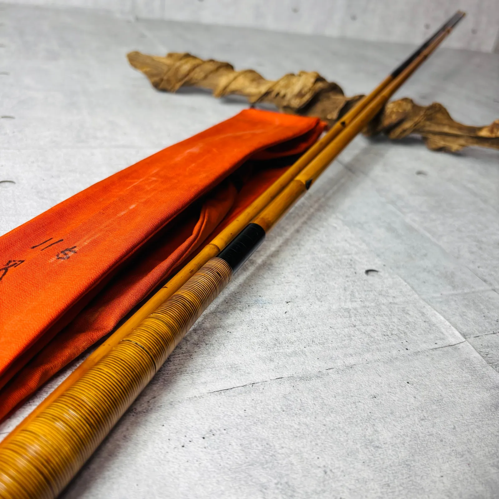 レア極美品へら竿 竹竿 尾州住人 孤春竜 7.2尺