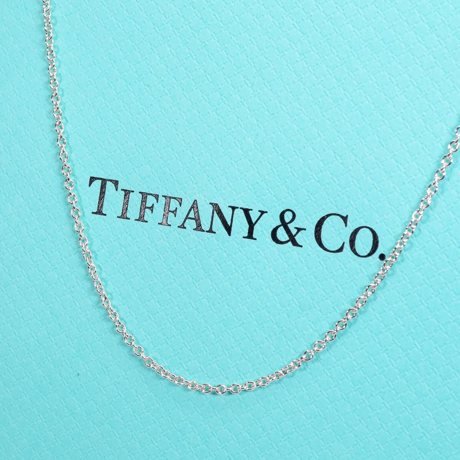 極美品 77cm ティファニー ロング チェーン ネックレス/24-5537S