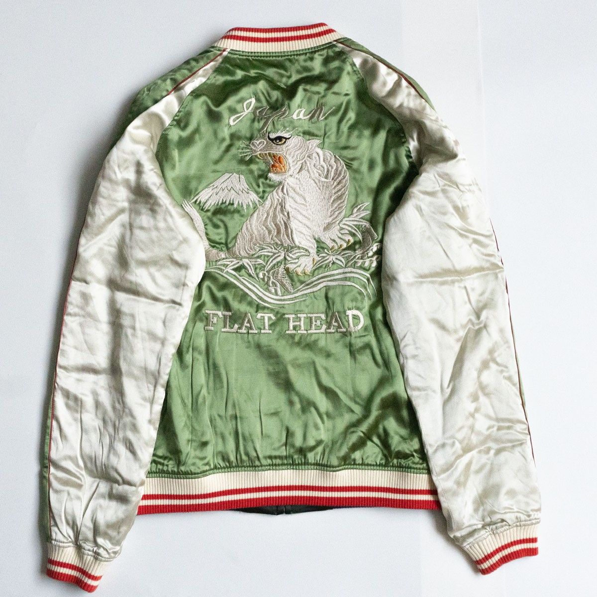 雰囲気抜群】THE FLAT HEAD【リバーシブル スカジャン】42 フラット