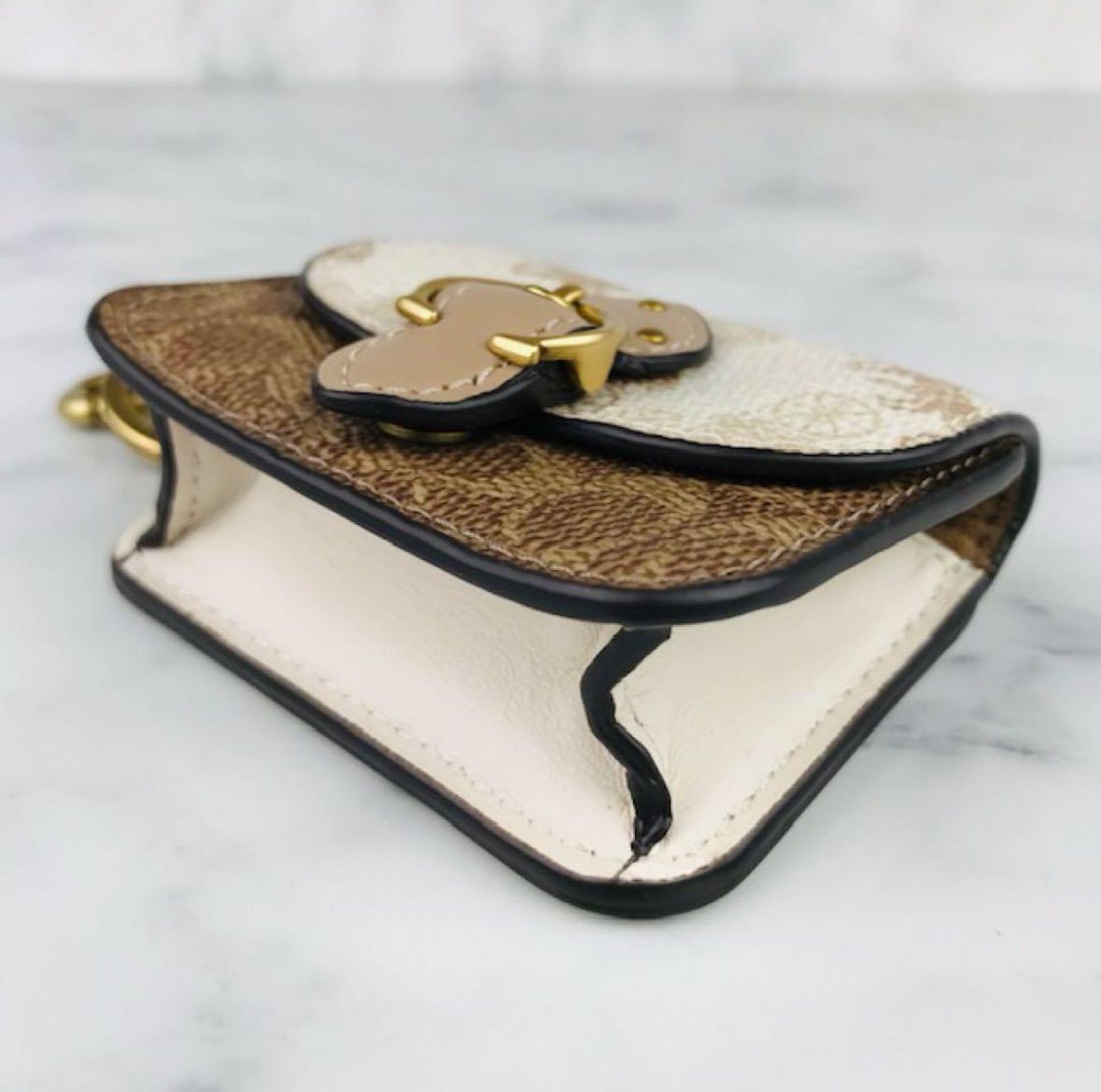 極美品☆COACH・コーチ ミニ ビート バッグ チャーム ウィズ ホース