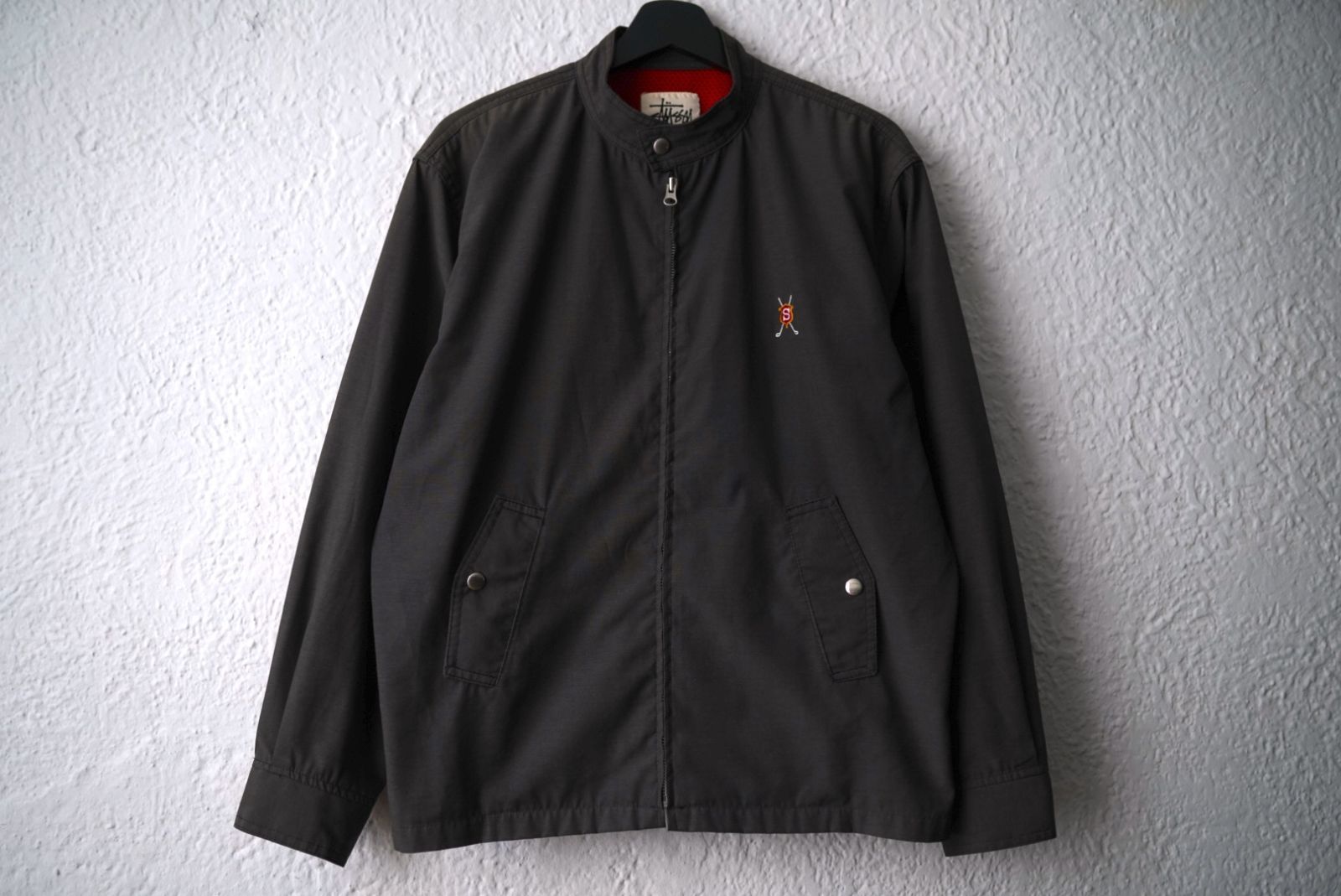 1990's 白タグ OLD STUSSY OUTER GEAR ナイロンブルゾンジャケット