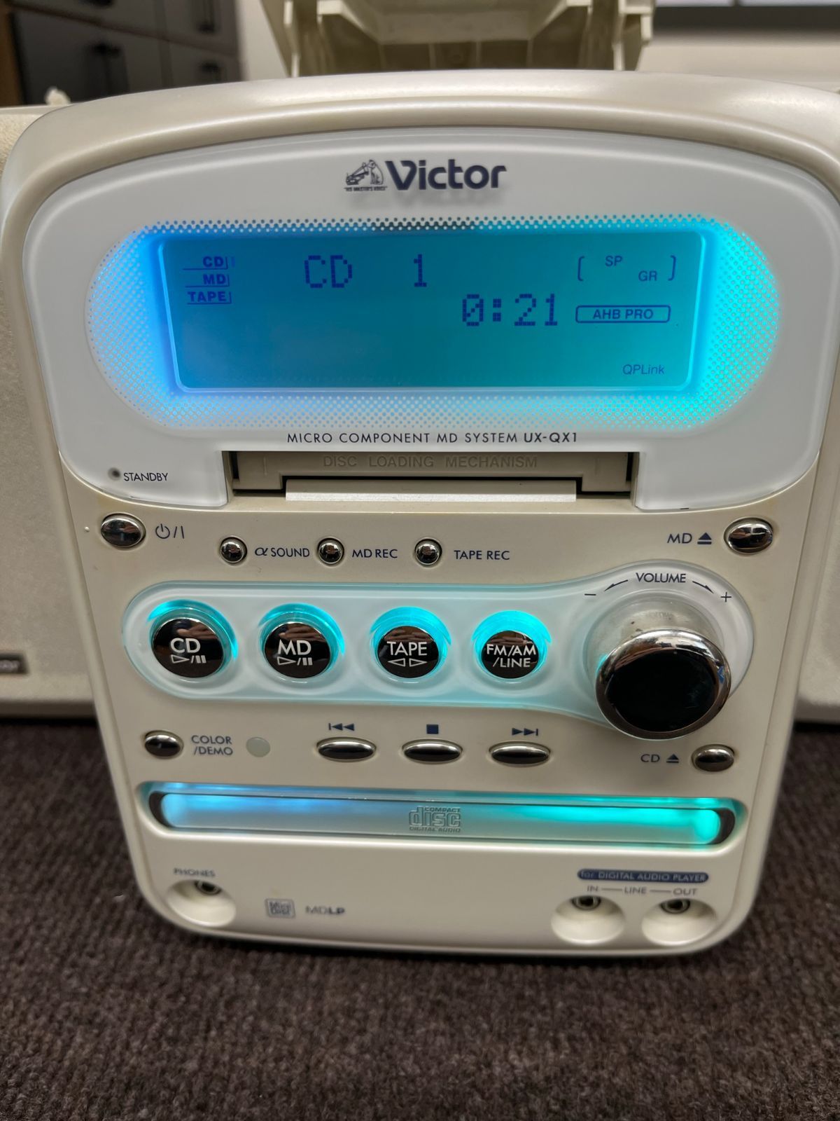 けいたろう Victor UX-Q1 CD・MD・カセットデッキ けいたろう Victor