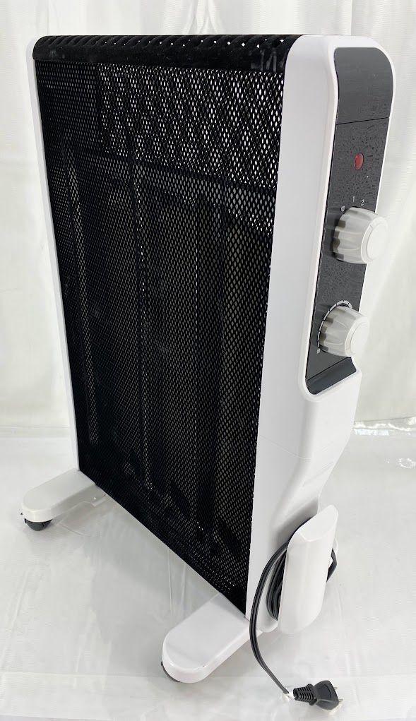 おおたけ マイカヒーター 温調付 1000W 2段階 ホワイト MC-F1000