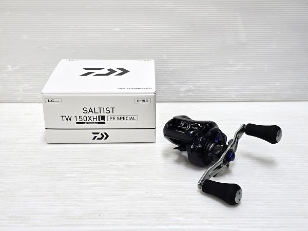 中古品】 ダイワ Daiwa ベイトリール 23 ソルティスト TW 150XHL PE