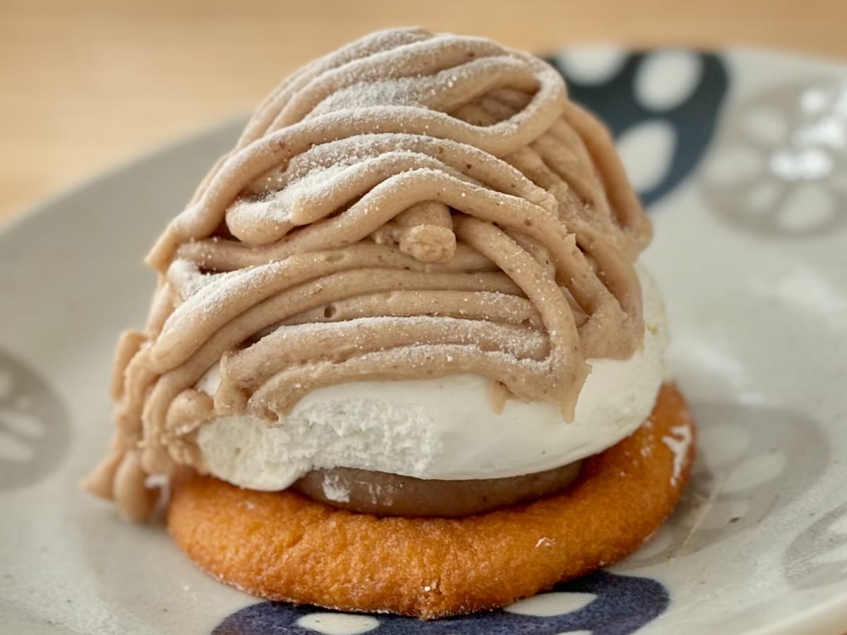 マロン＆バニラのぜいたくミックス！【ローソン】イタリア栗の新