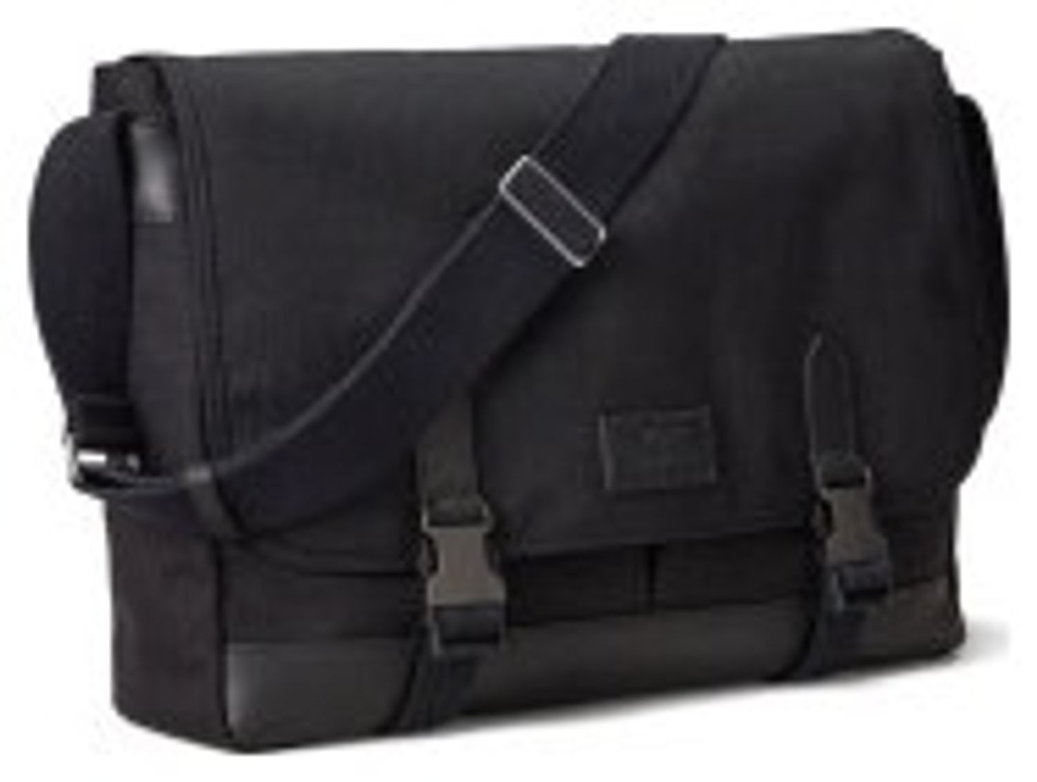Mens Polo Ralph Lauren Messenger Shoulder Bag In Black | Soletrader