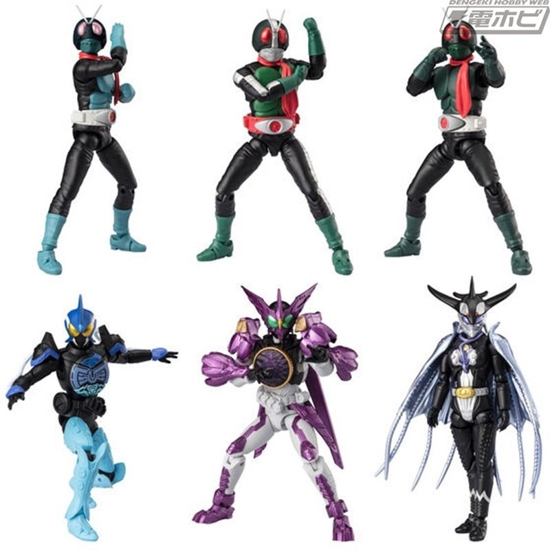 食玩アクションフィギュア「掌動-XX 仮面ライダー」第10弾が登場！旧1