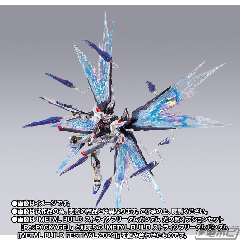METAL BUILD ストライクフリーダムガンダム 光の翼オプションセット