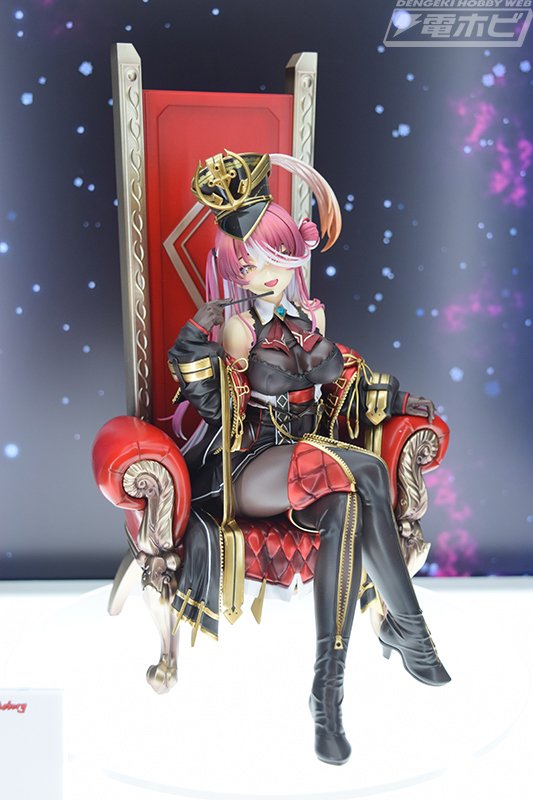 ホロライブ』宝鐘マリン 三十路衣装Ver.の彩色見本が初展示